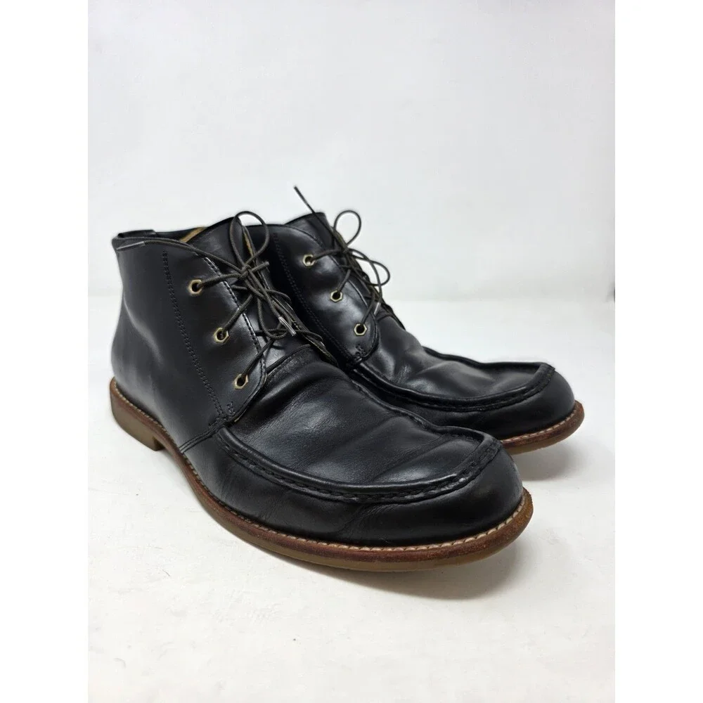 UGG Leighton Mens Size 11 Waterproof Chukka Boots Mid Ankle Crinkle Leather